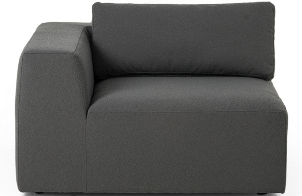 Basina Arm Sectional Piece   Transitional   Armchairs And Accent Chairs   by Marco Polo Imports  Houzz