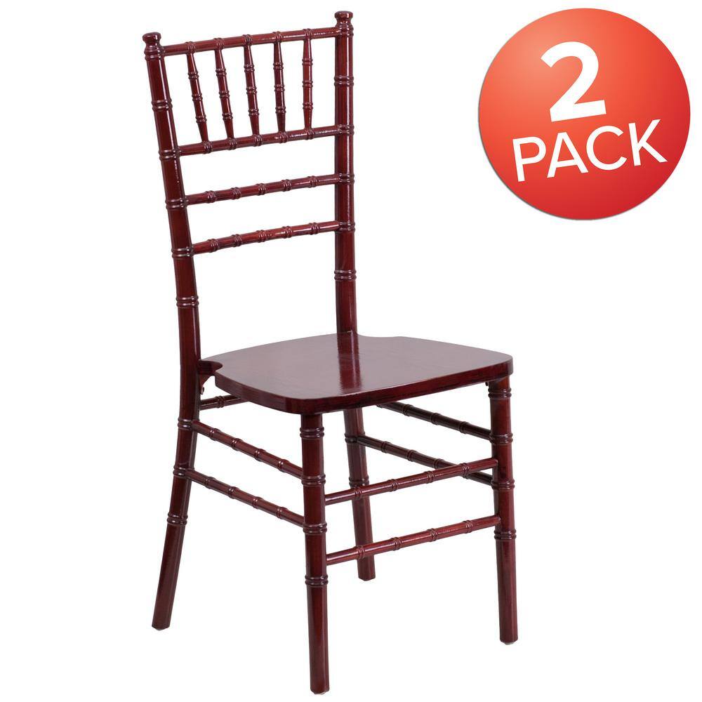 Carnegy Avenue Mahogany Wood Chiavari Chairs (Set of 2) CGA-XS-158072-MA-HD