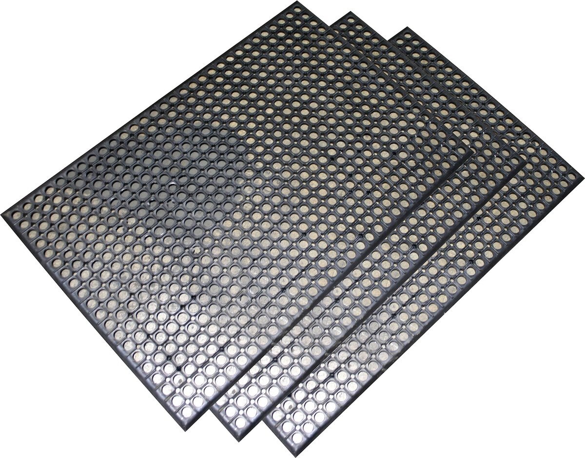 AmeriHome Industrial Rubber Floor Mat