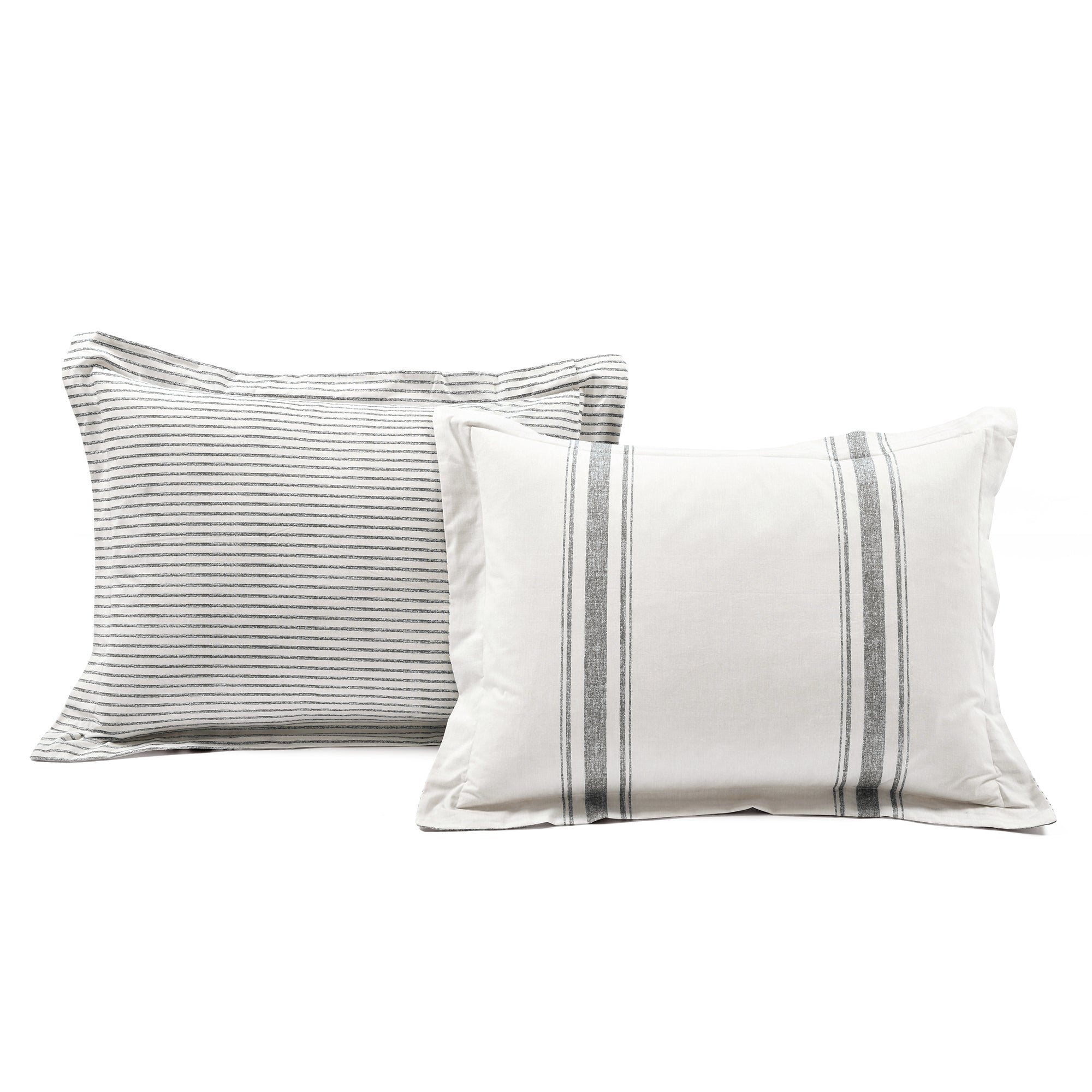 Farmhouse Stripe 100% Cotton Duvet Cover Set