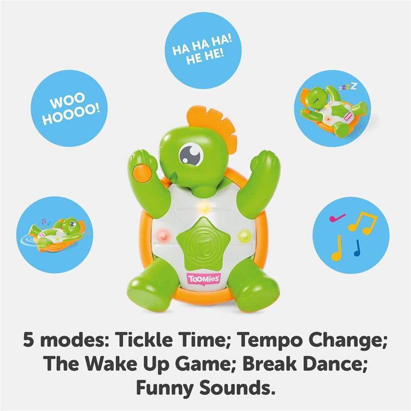 Tomy Toomies Sensory Toys Tickle Time Turtle