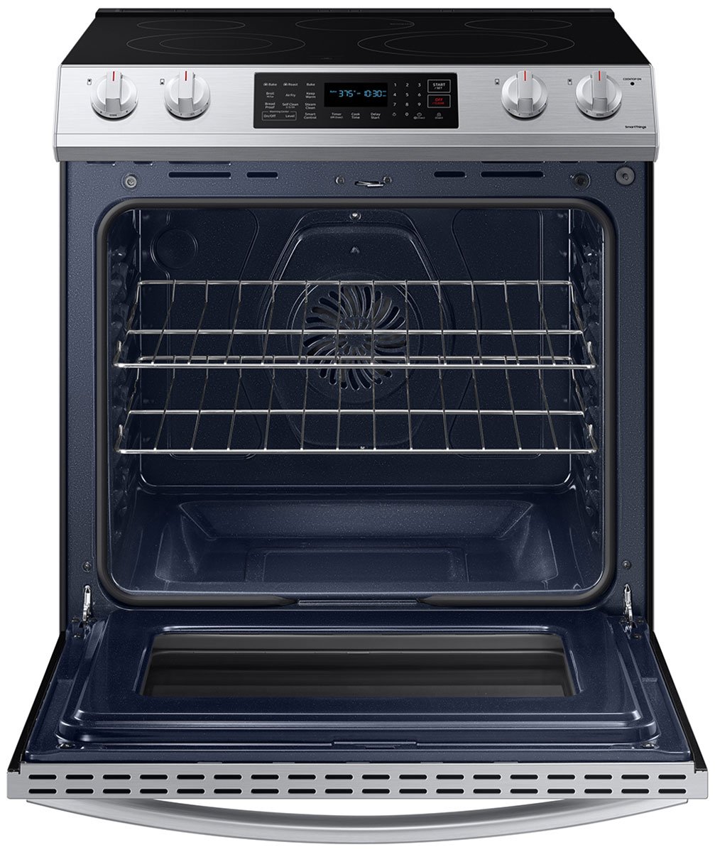  ADA 6.3 Cu. Ft. Fingerprint Resistant Stainless Steel Smart Slide-In Electric Range With Air Fry and Convection