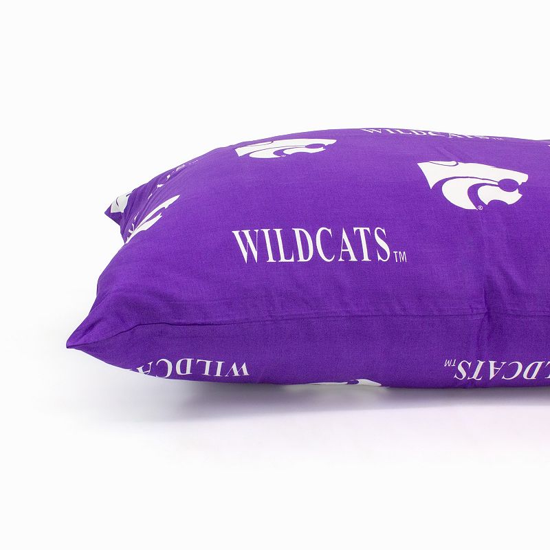 NCAA Kansas State Wildcats Set of 2 King Pillowcases