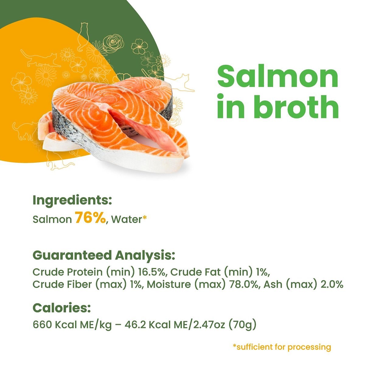 Almo Nature Natural Salmon in Broth Grain-Free Canned Cat Food