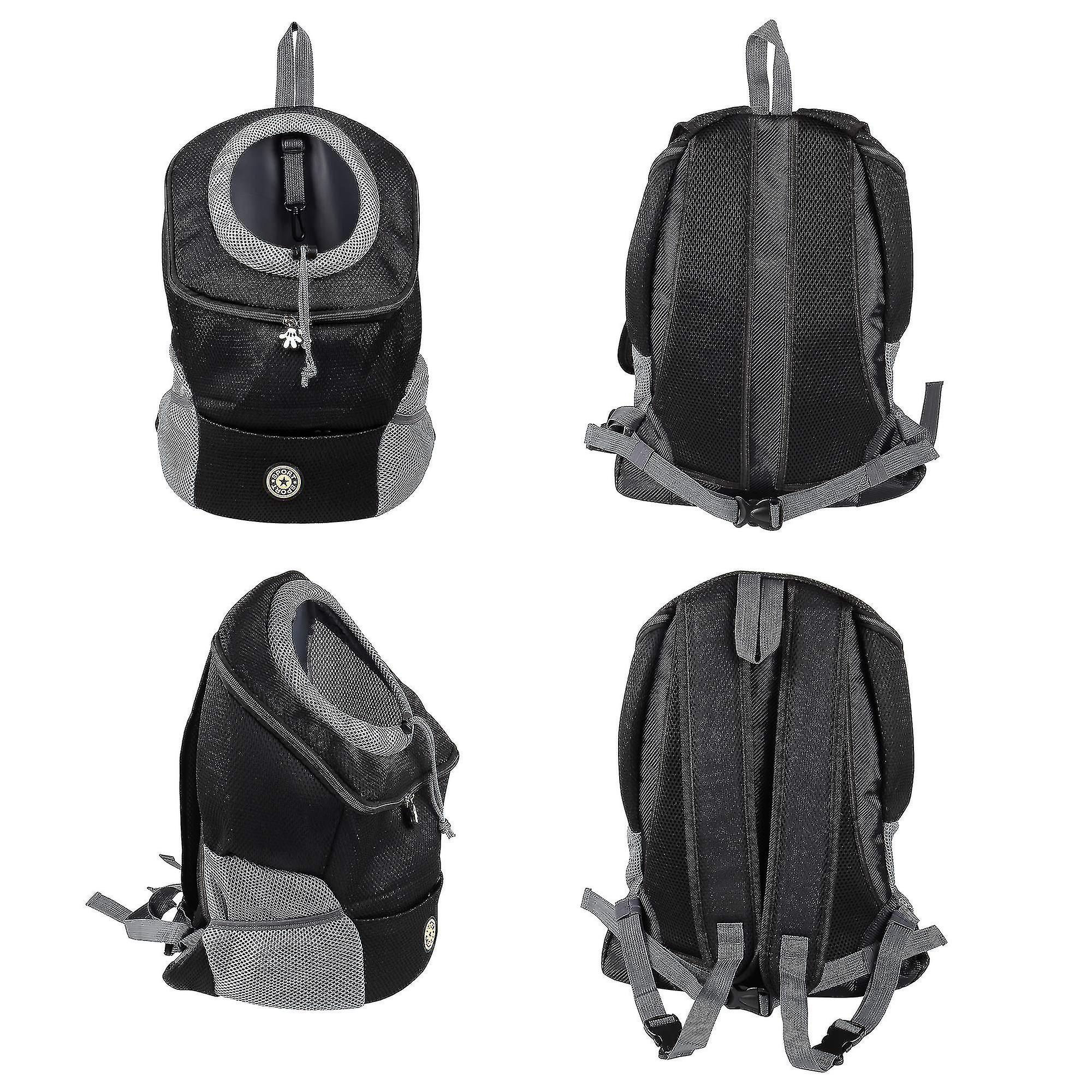 Dog Carrier Backpack Portable And Comfortable Pet Carrier， Breathable Double Shoulder Dog Pet Bags Backpack Travelling