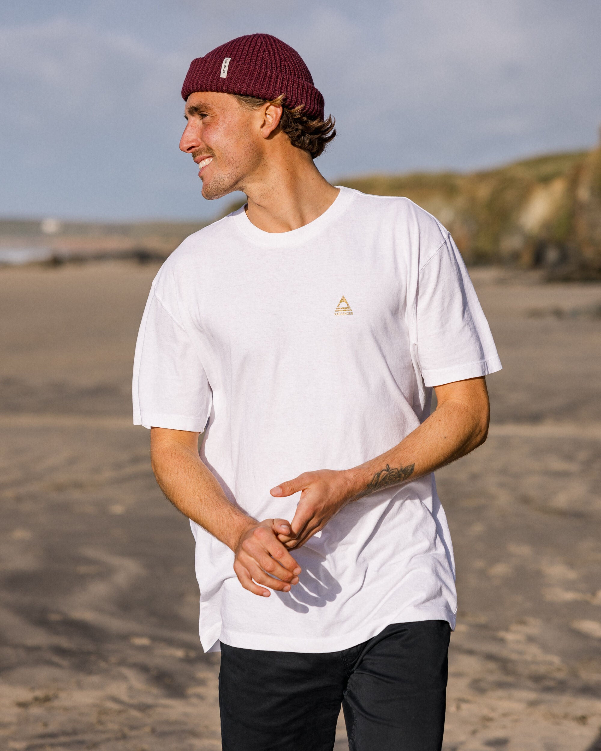 Purpose Recycled Relaxed Fit T-Shirt - White