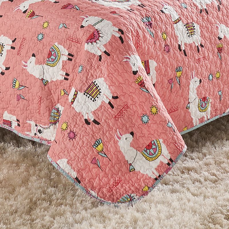 Vue Llama Drama Reversible Quilt Set