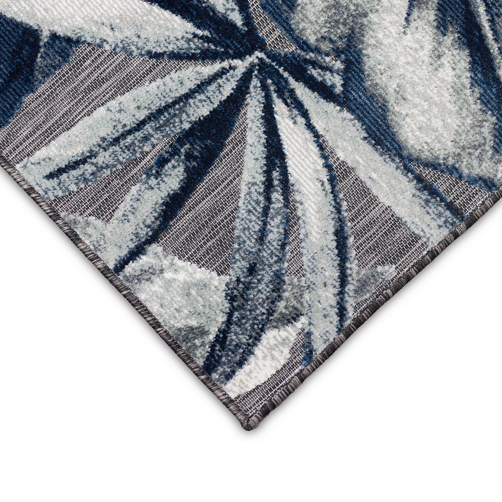 Liora Manne Canyon Tropical Leaf Indoor/Outdoor Rug