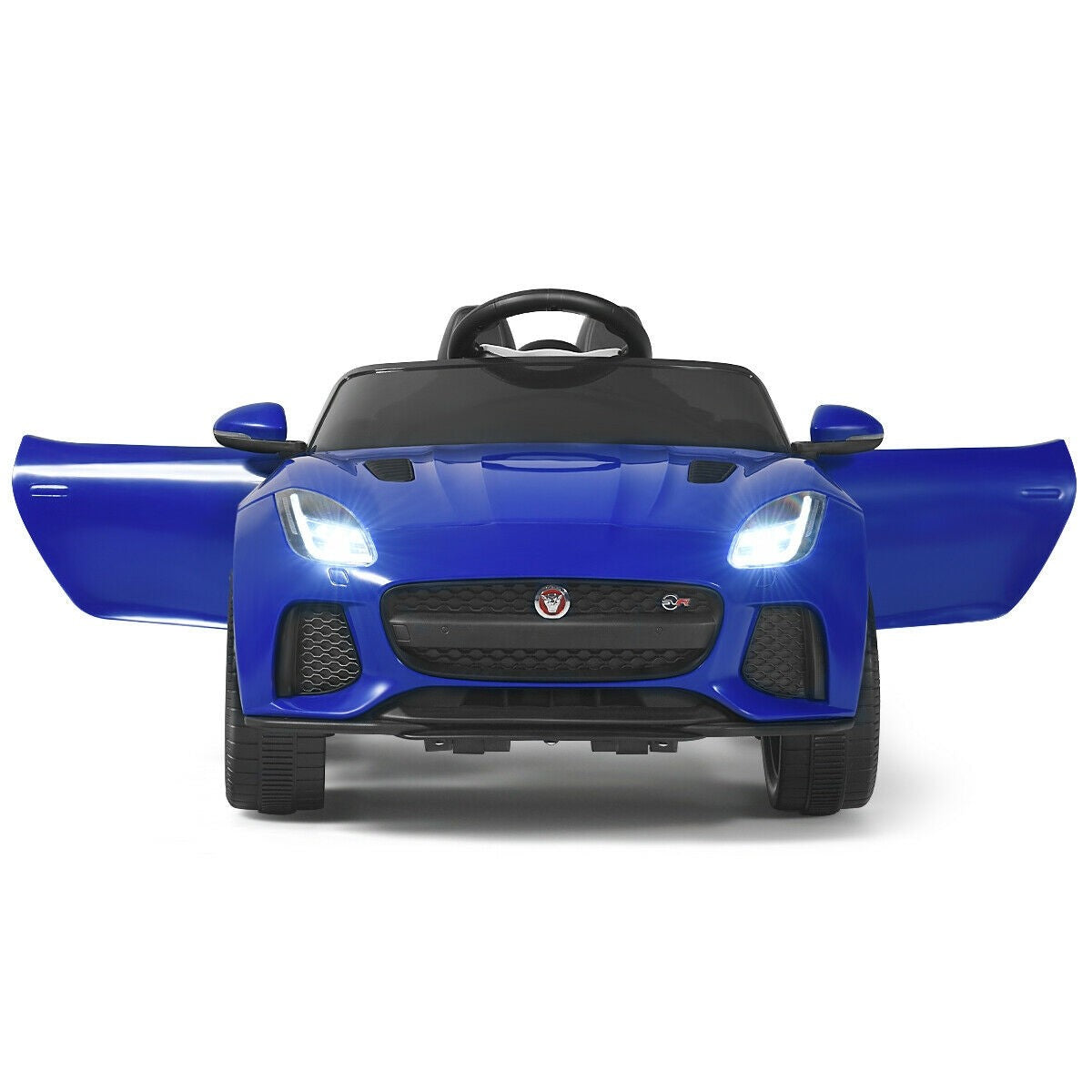 Costzon Ride on Car, 12V Licensed Jaguar F-Type SVR Battery Powered Ride on Toy w/ 2.4G Remote Control