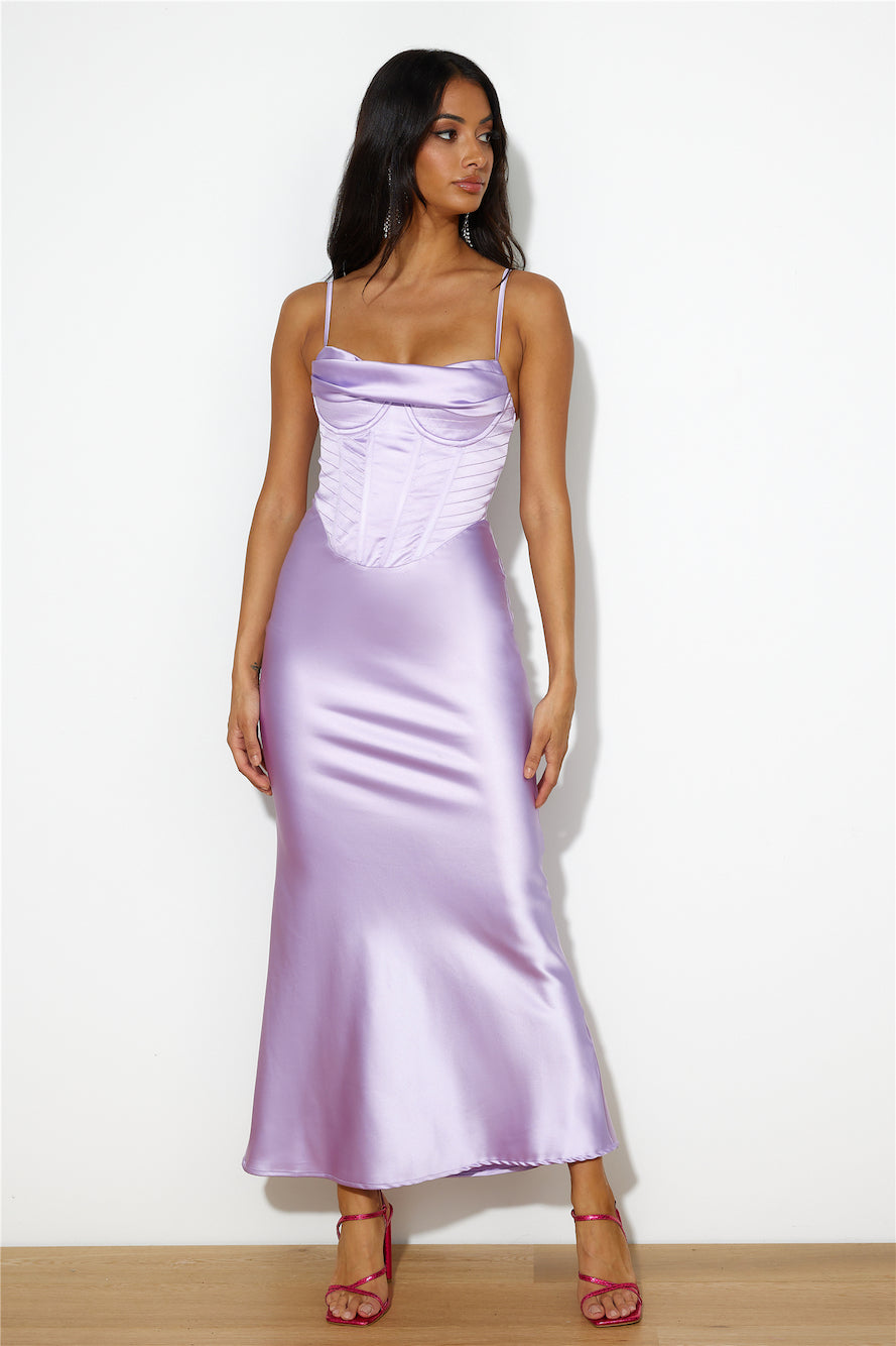 Show Off Girl Midi Dress Lilac