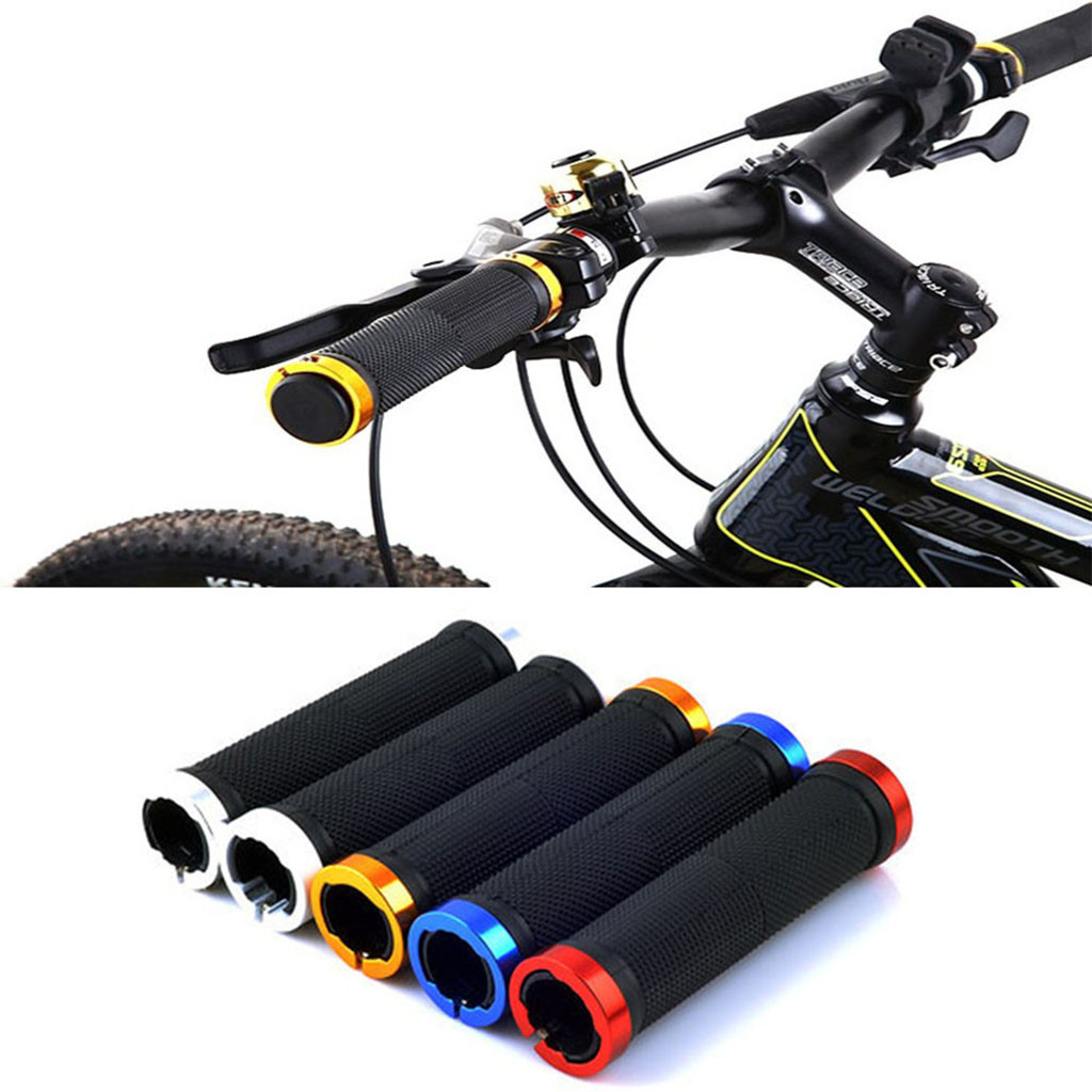 Superbsail MTB Road Cycling Handlebar Grips Anti Skid Rubber Bicycle Grips Mountain Bike Lock On Bicycle Handlebars End Grips