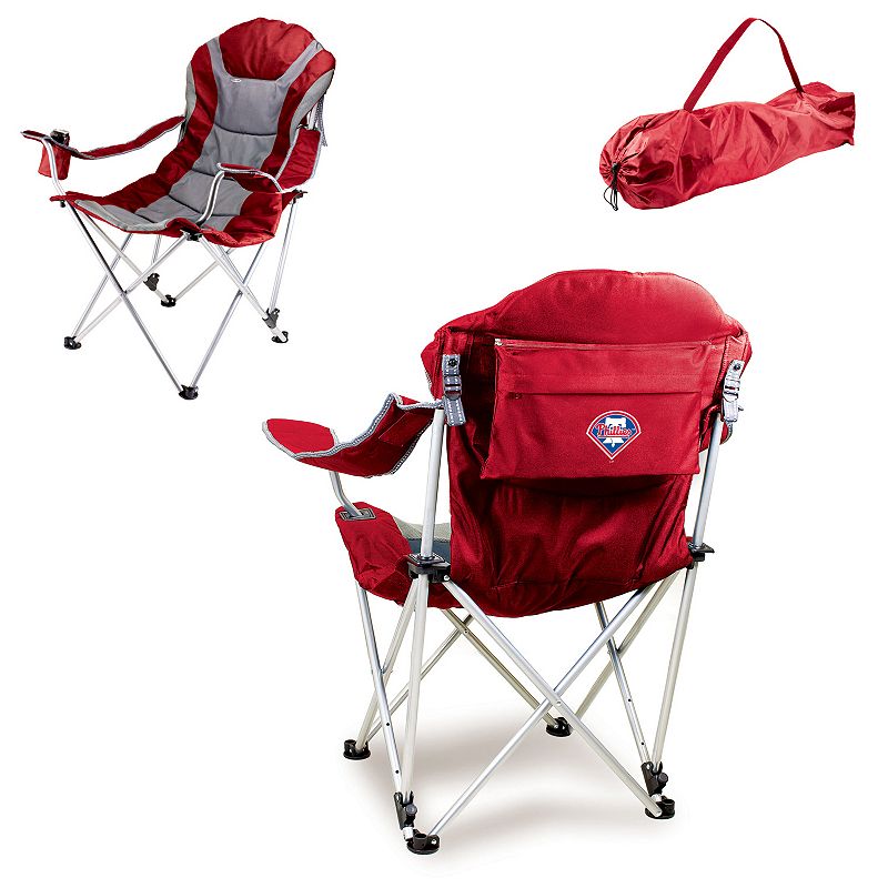 Picnic Time Philadelphia Phillies Reclining Camp Chair