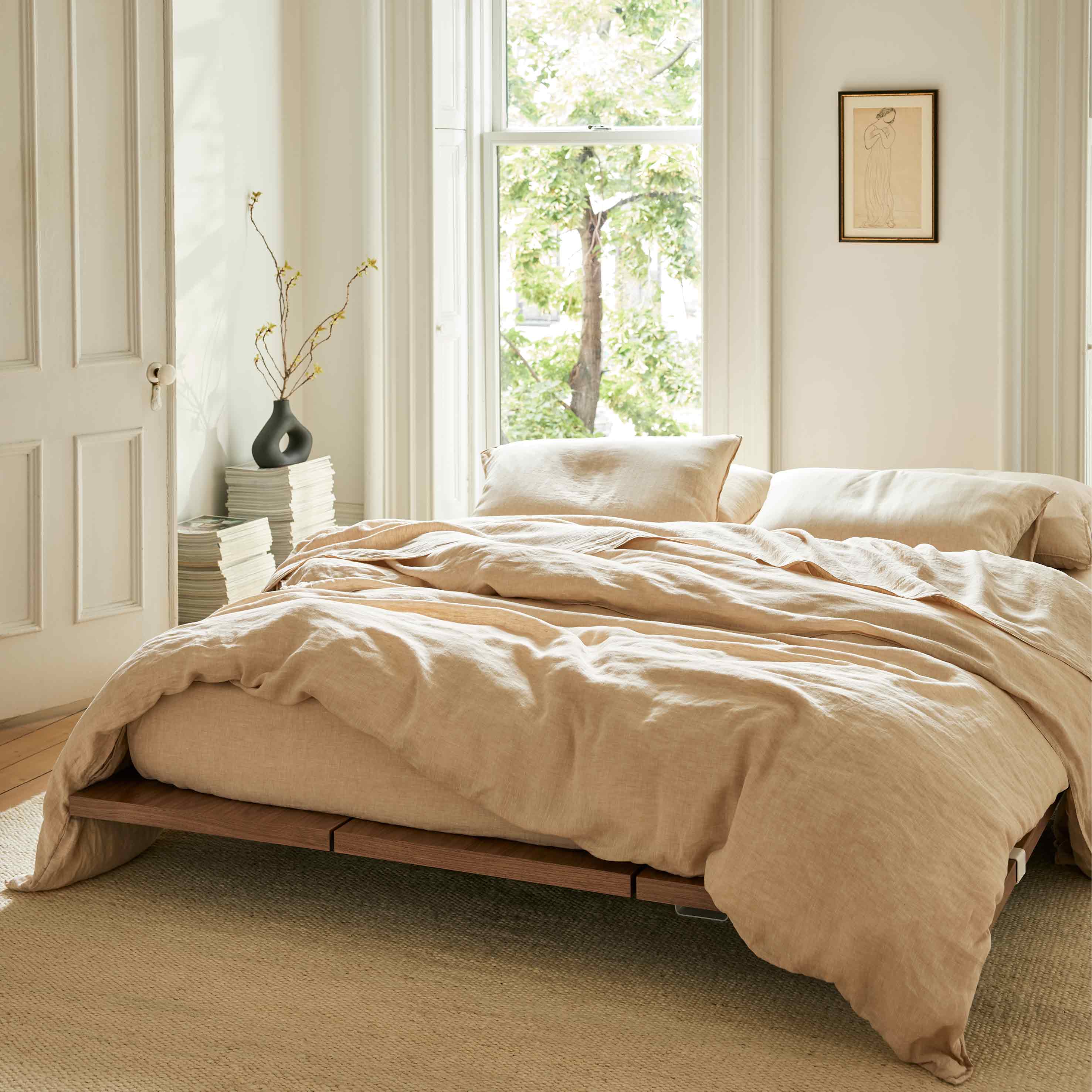 Washed Linen Duvet Set