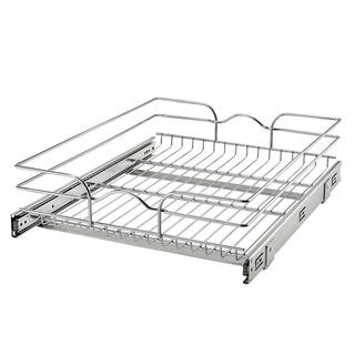 Rev-A-Shelf 18 in. x 22 in. Single Kitchen Cabinet Pull Out Wire Basket 5WB1-1822CR-1