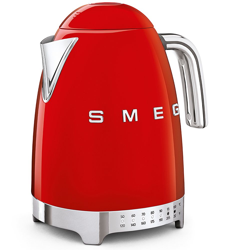 Smeg 50's Retro Style Red Variable Temperature Kettle