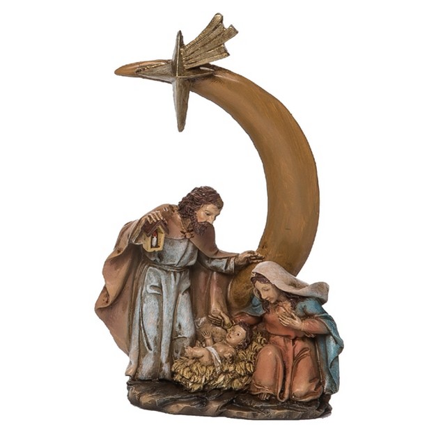 Transpac Resin 5 9 In Multicolored Christmas Nativity Figurine