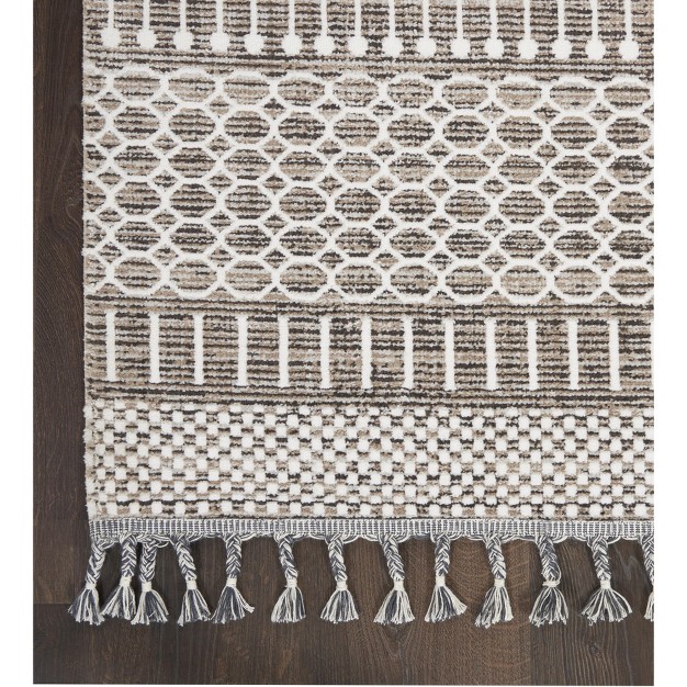 Nourison Asilah Bohemian Fringe Area Rug