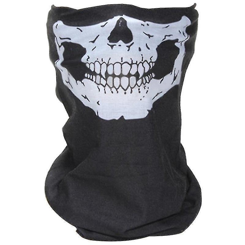 2pcs Cool Bicycle Ski Half Face Mask Ghost Scarf Multi Use Cod