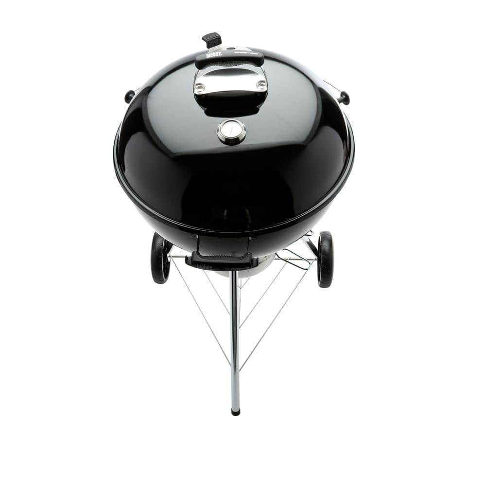 Weber 22 in. Master-Touch Charcoal Grill in Black with Built-In Thermometer 14501001