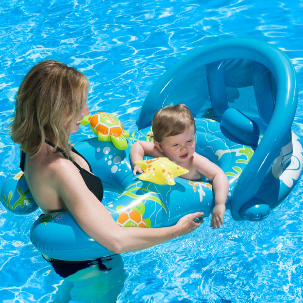 Poolmaster Mommy & Me Swimming Pool Baby Rider Tube U-Seat Chair Pool Float