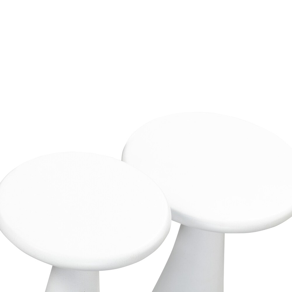 Gianna Concrete Accent Tables   Set of 2