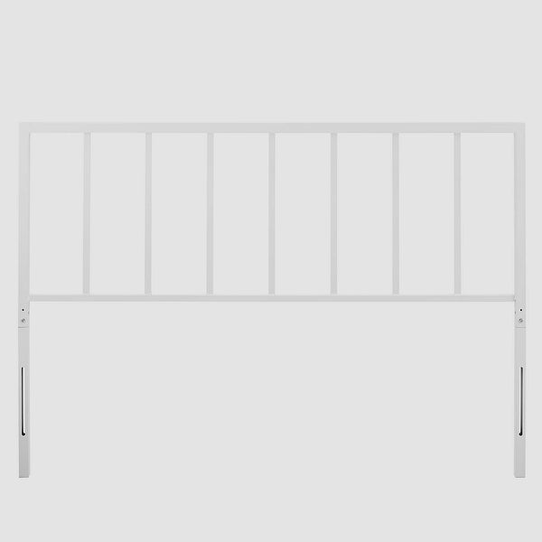 Kenvil Classic King Size White Metal Headboard - - 31623770