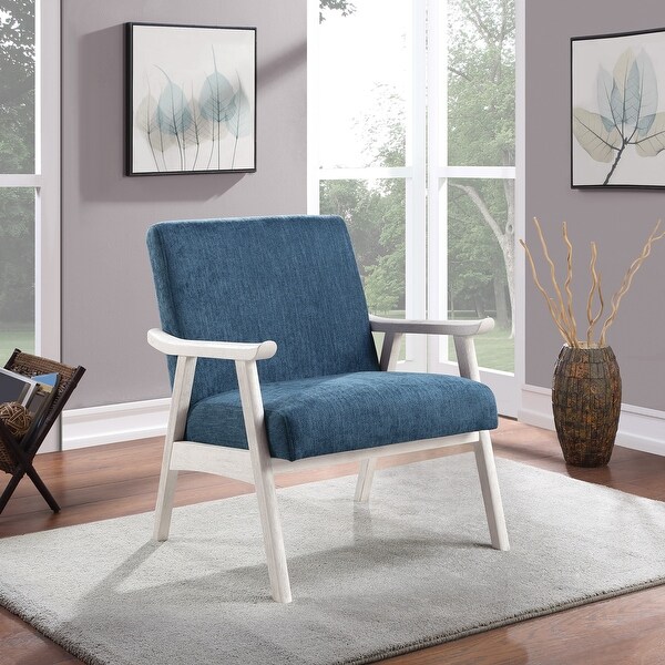 Weldon Mid-Century Fabric Upholstered Chair