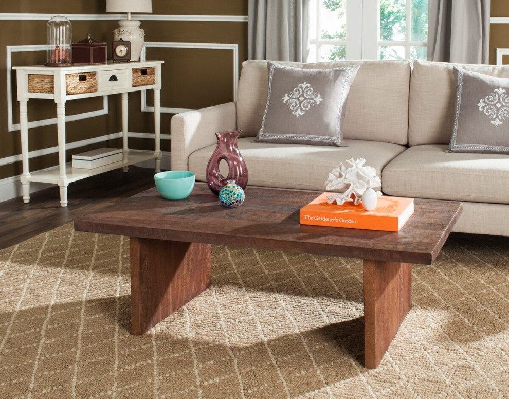 Josie Coffee Table  Brown   Rustic   Coffee Tables   by Rustic Home Furniture Deco  Houzz