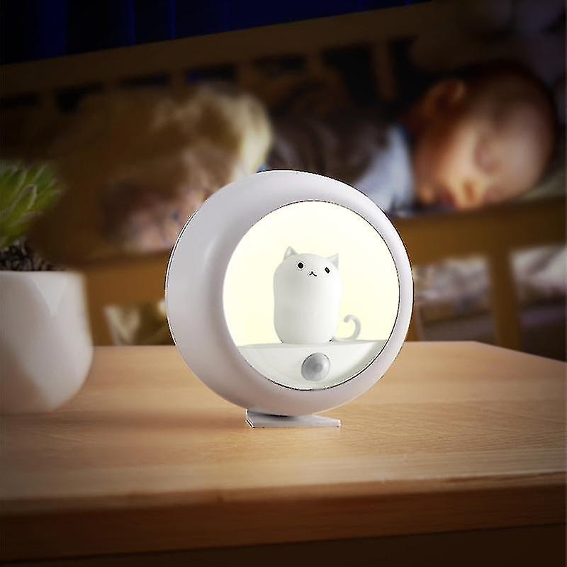 2022 New Arrivals Rechargeable Wireless Motion Sensor Outdoor Indoor Wall Baby Kids Children's 3d Led Touch Night Lights Lamp