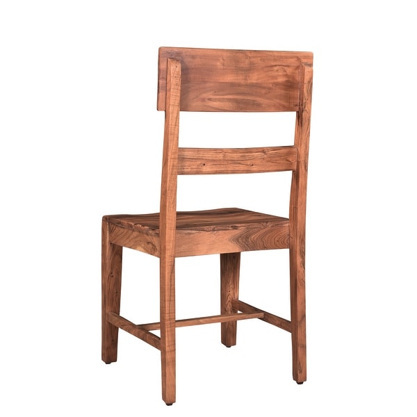 Sienna Single Slat Wood Dining Chairs (Set of 2)