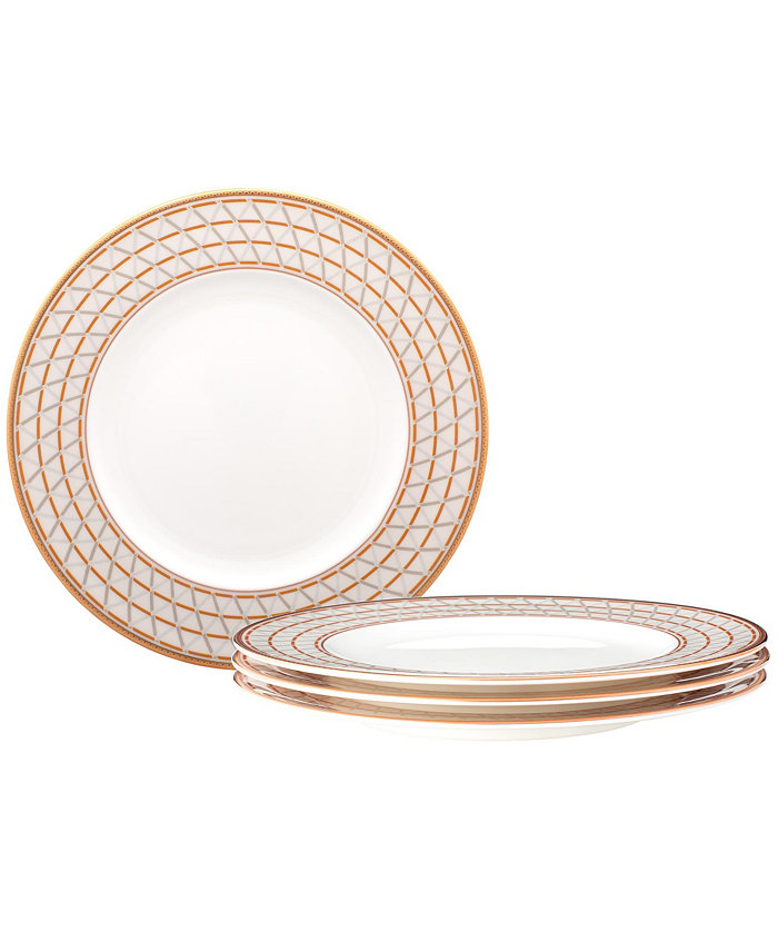 Noritake Crochet Set of 4 Accent Plates 9 3 4