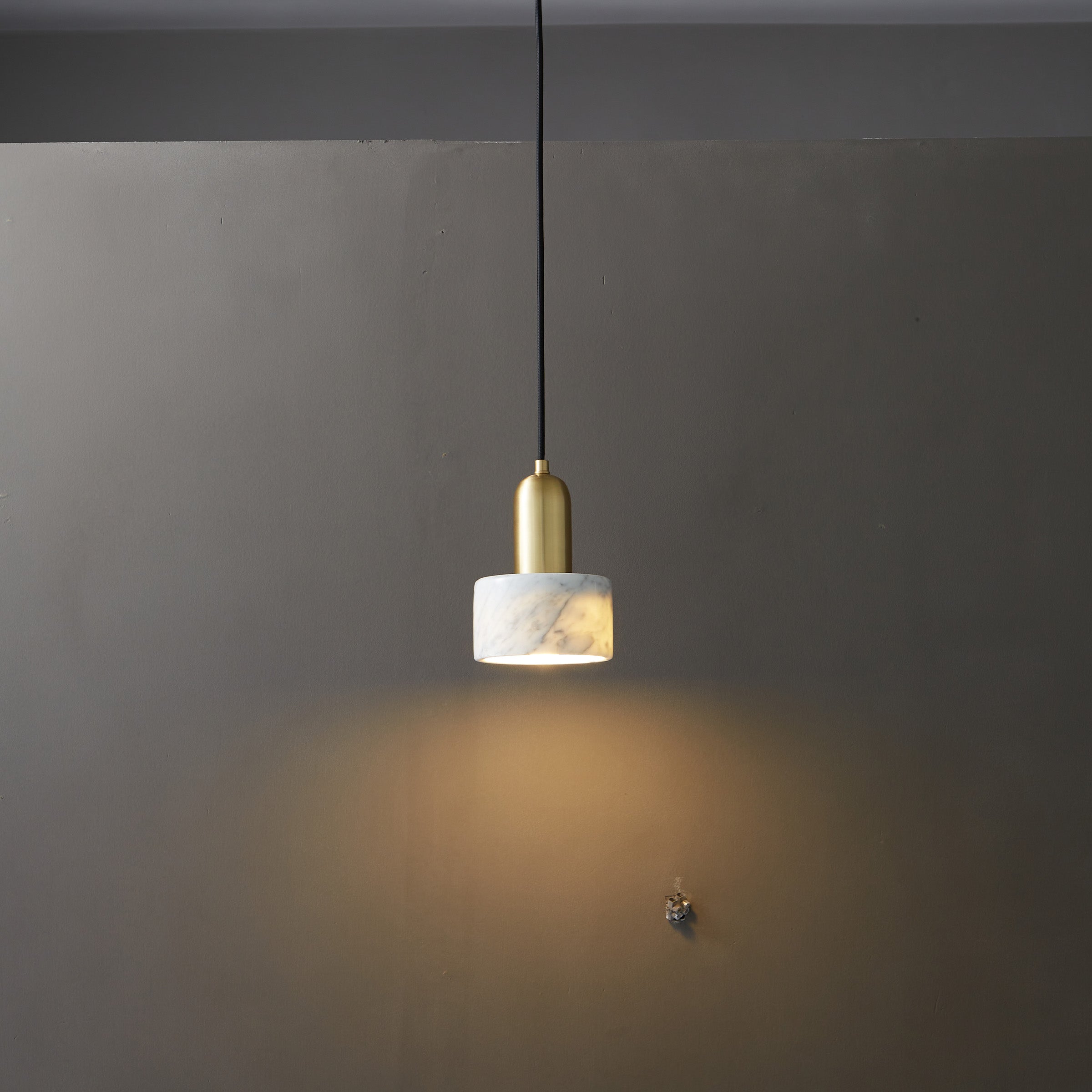 White Marble Pendant Lamp 7713-We