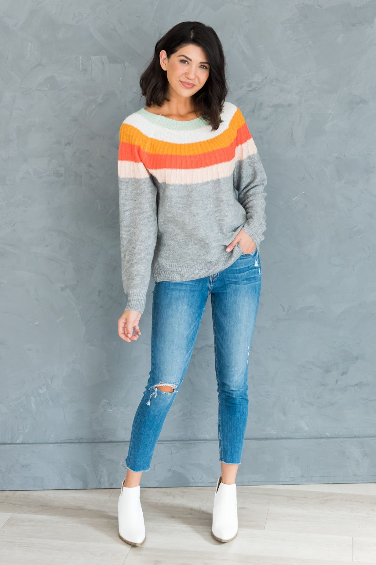 Ignite The Night Modest Sweater