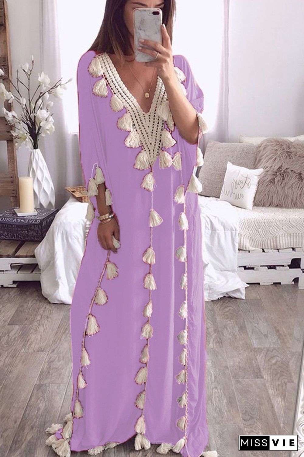 V Neck Muslim Evening Dress Wholesale