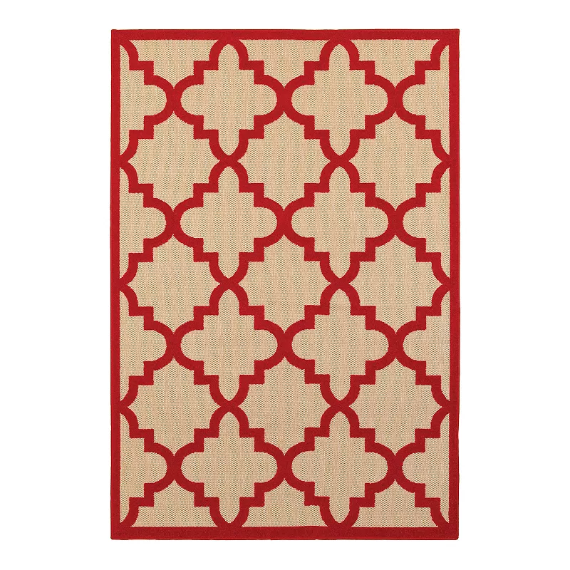 StyleHaven Corisco Quatrefoil Lattice Rug