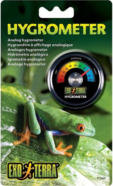 Exo Terra Analog Hygrometer for Reptiles