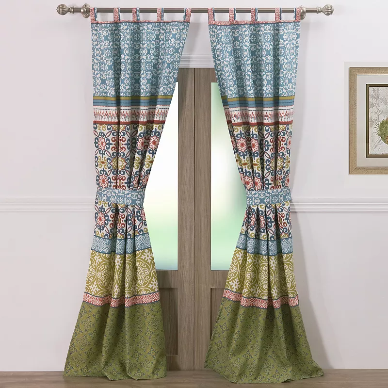 Greenland Home Fashions 2-pack Shangri-La Window Curtains