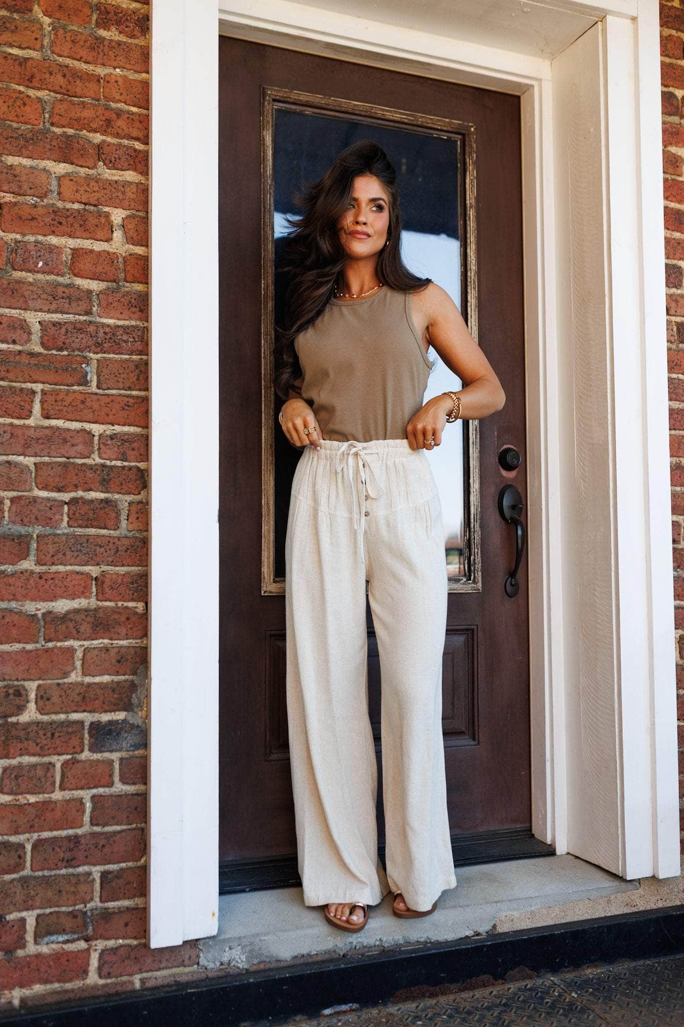 Light Breeze Linen Pants