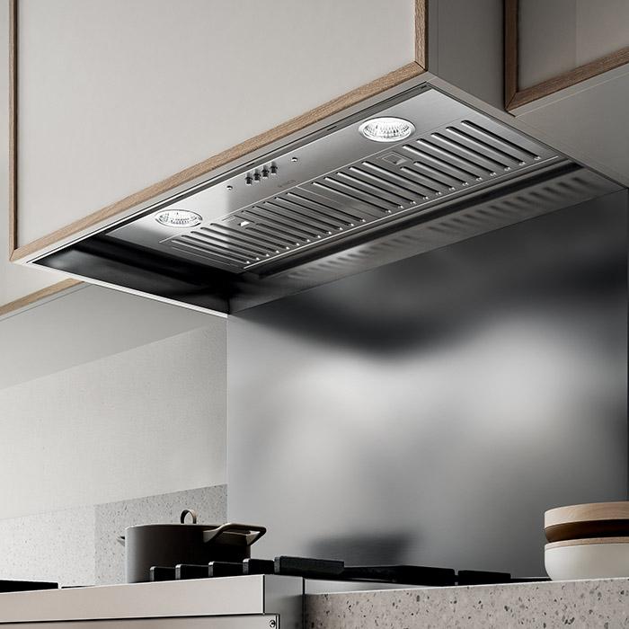 Elica 34-inch Techne Series Palermo Built-In Hood Insert EPR634SS