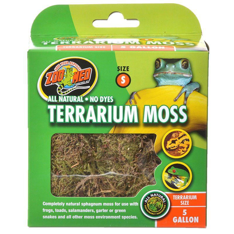 Zoo Med All Natural Terrarium Moss 5 Gallons Pack of 3