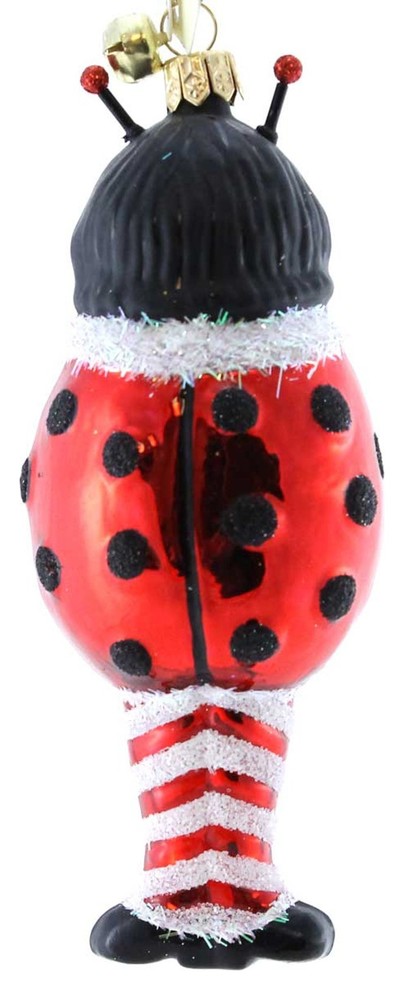 Jinglenog LADY B. GOODE Blown Glass Ornament Lady Bug 80161   Contemporary   Christmas Ornaments   by Story Book Kids Inc  Houzz