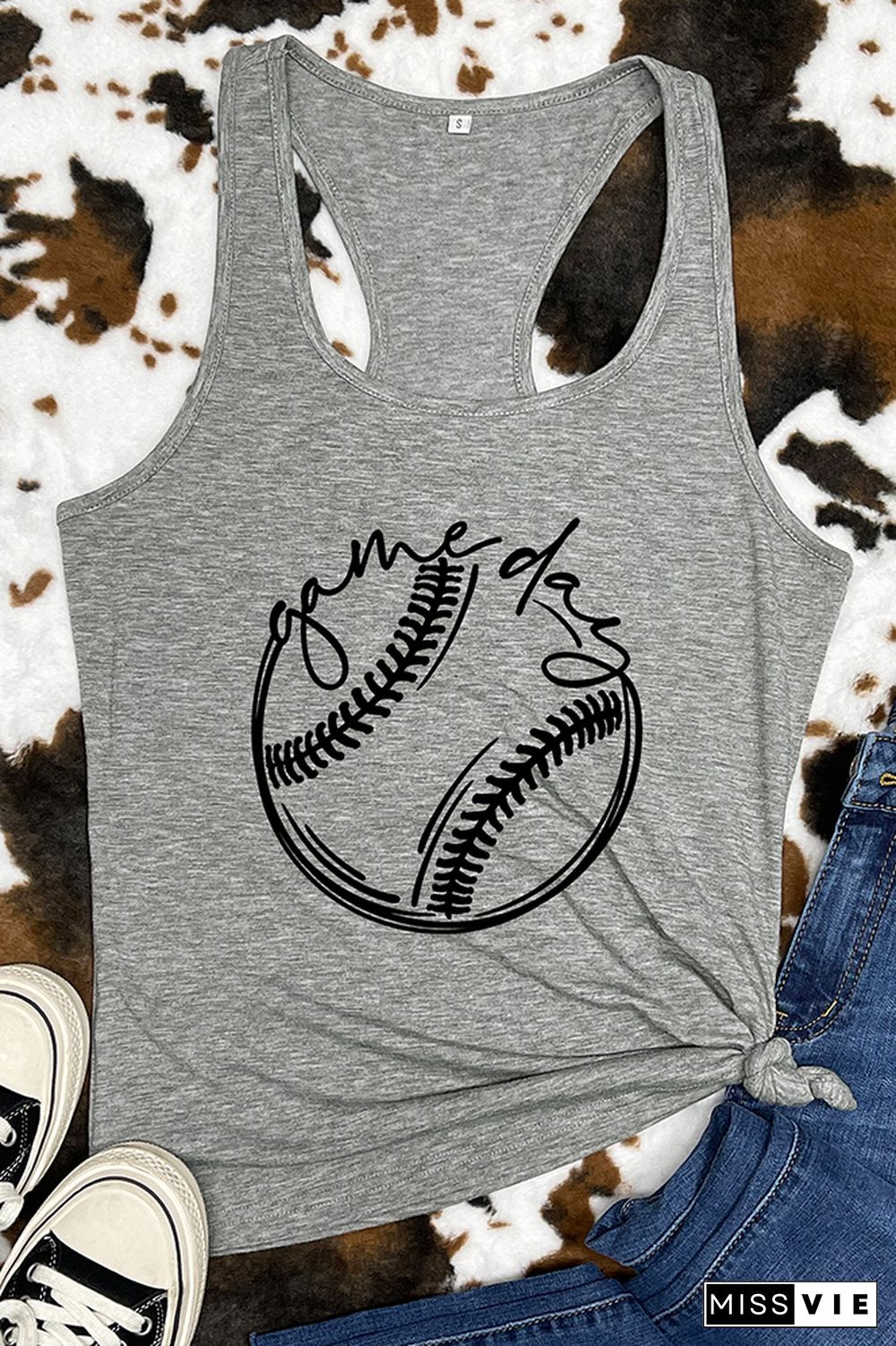 Game day, Baseball, Softball Graphic Tank Top Wholesale