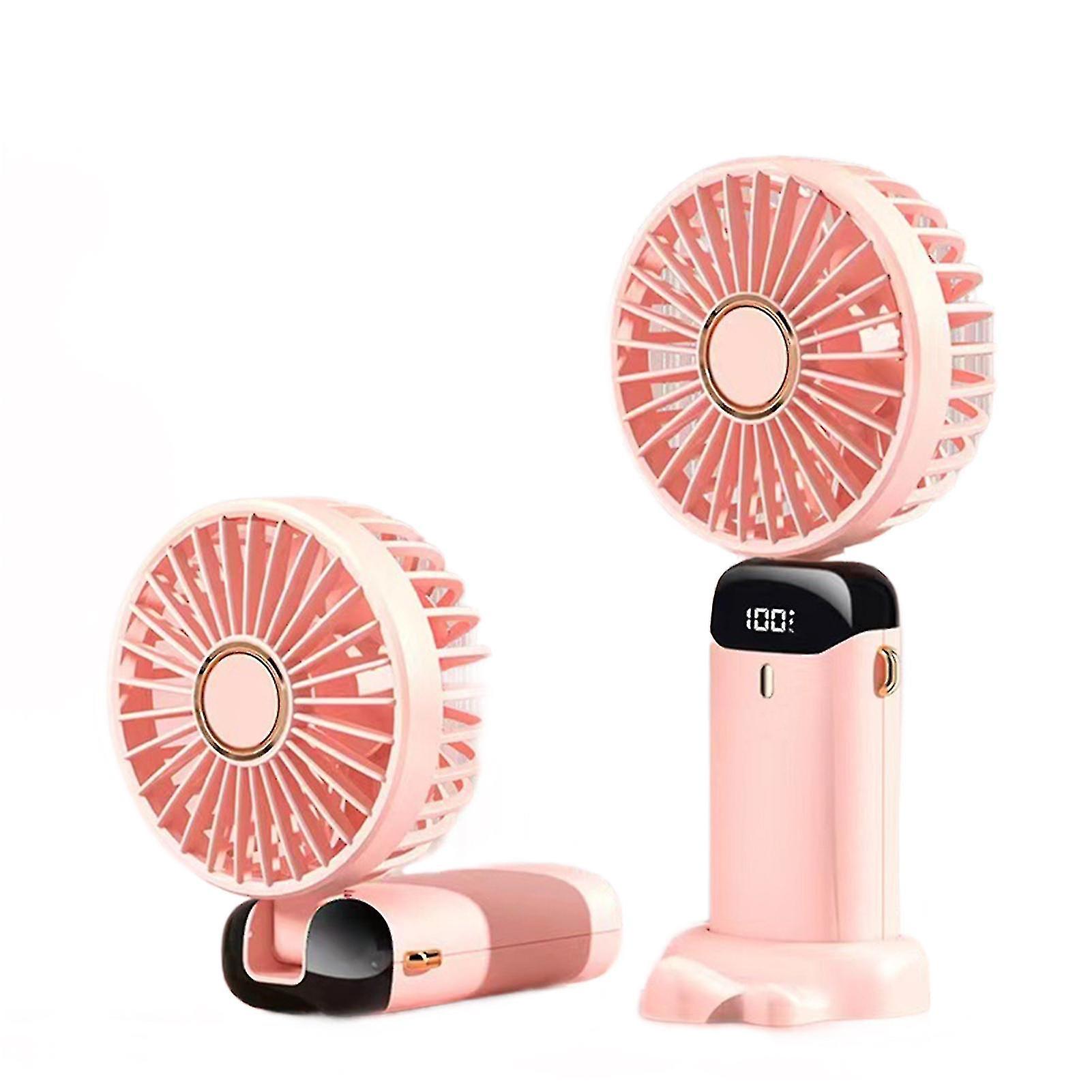 Handheld Fan Foldable Small Pocket Fan Usb Rechargeable Portable Mini Fan