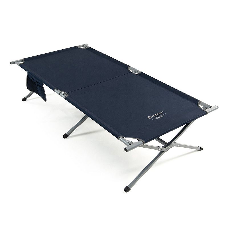 Extra Wide Folding Camping Bed with Carry Bag and Storage Bag