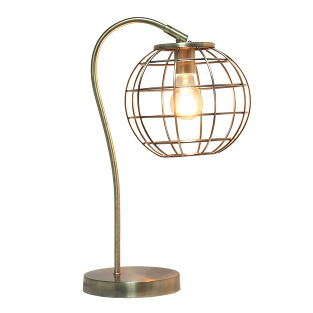 Metal Arched Cage Table Lamp Lalia Home