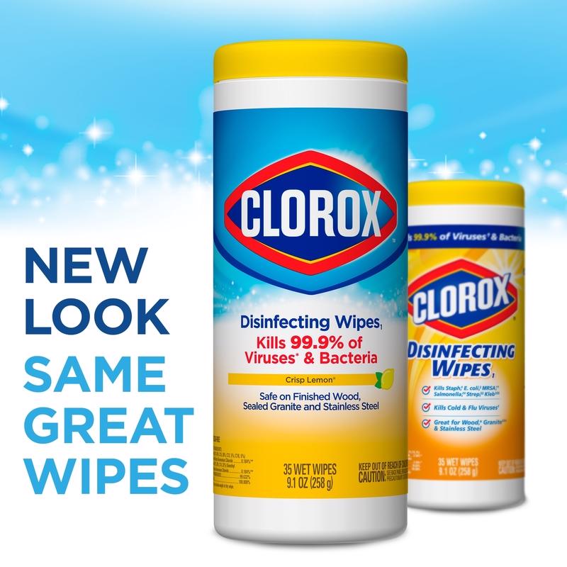 CLOROX WIPE LEMON 35CT