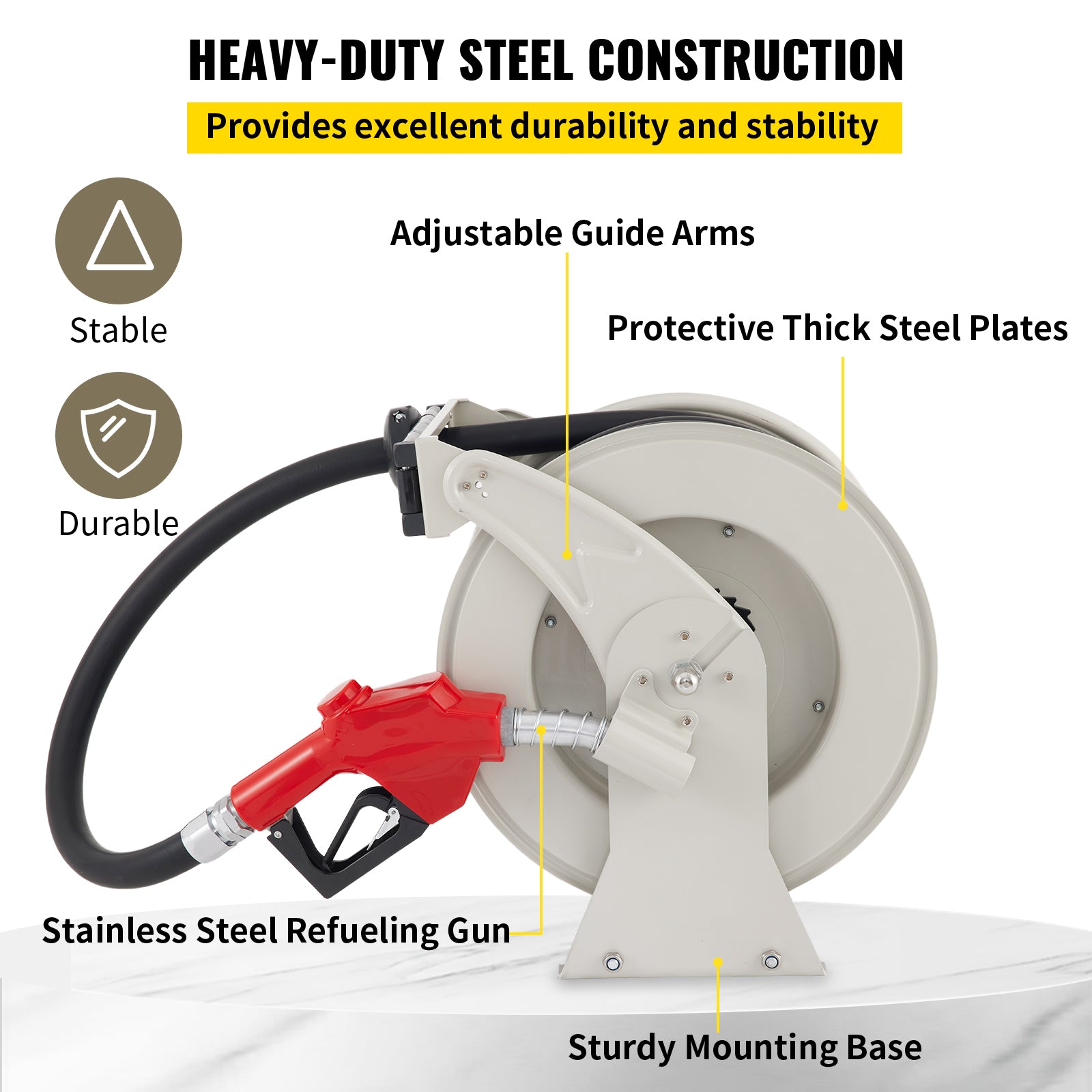 VEVOR Fuel Hose Reel， 3/4