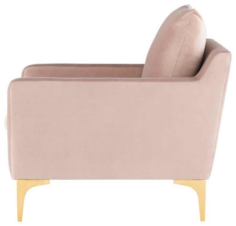 Barbe Occasional Chair   Midcentury   Armchairs And Accent Chairs   by Virgil Stanis Design  Houzz