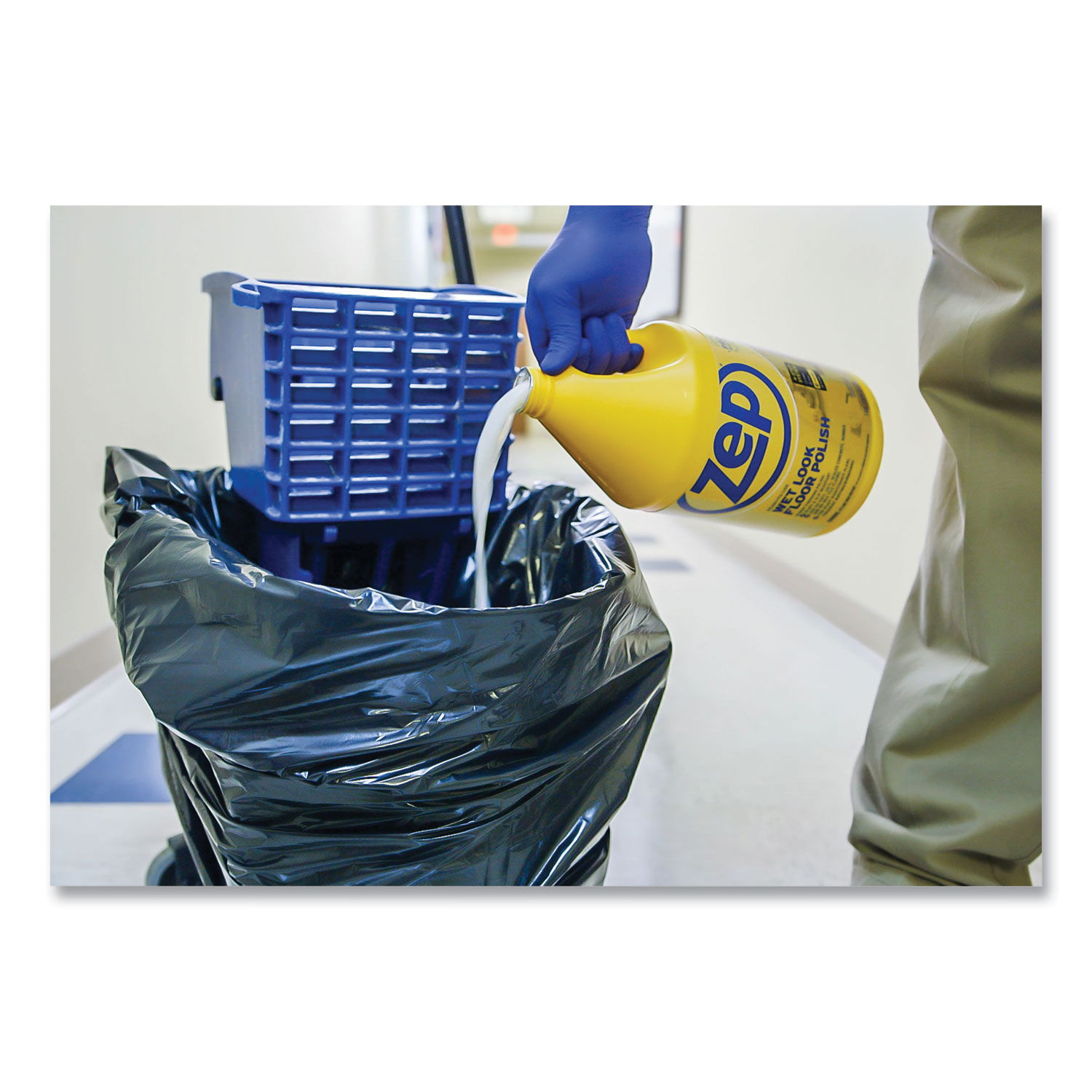 Wet Look Floor Polish by Zep Commercialandreg; ZPEZUWLFF128EA