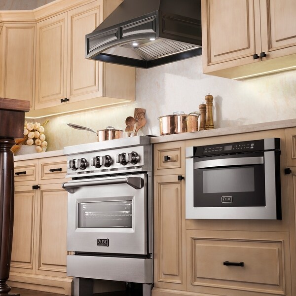 ZLINE Wooden Wall Mount Range Hood - Includes Motor